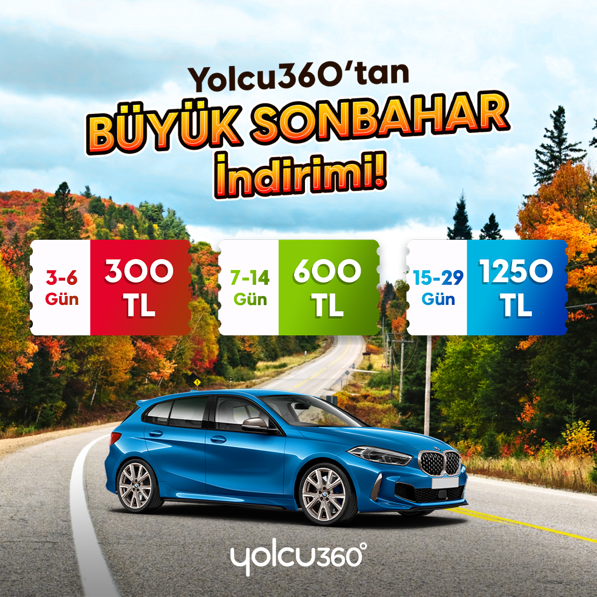 Yolcu360'tan Kaçırılmayacak Sonbahar İndirimleri!