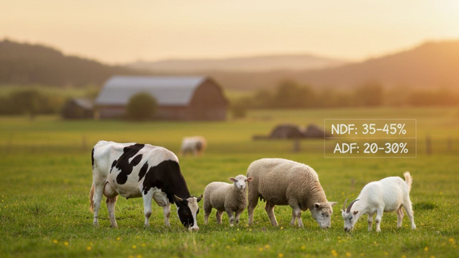 Ruminant Yemlerinde NDF ve ADF Değerleri Ne Anlama Gelir?