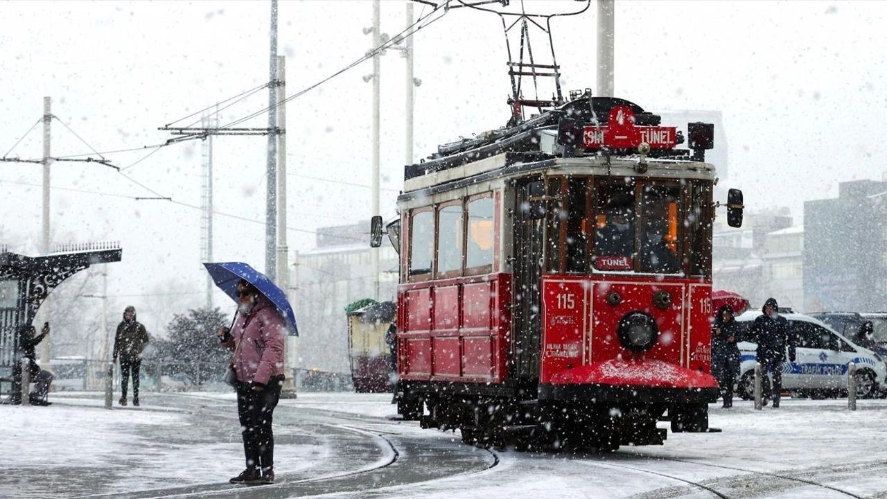 Pazartesi İstanbul’da Kuvvetli Kar Yağışı Alarmı!