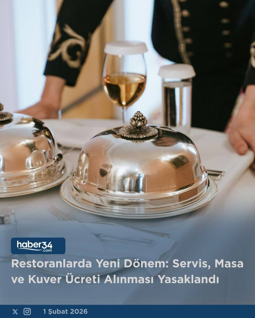 Servis, Masa ve Kuver Ücreti Alınması Yasaklandı