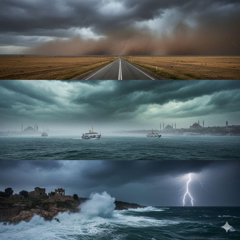 17 Şubat Salı Günü Hava Nasıl Olacak? İstanbul’a Yağmur Geliyor mu?