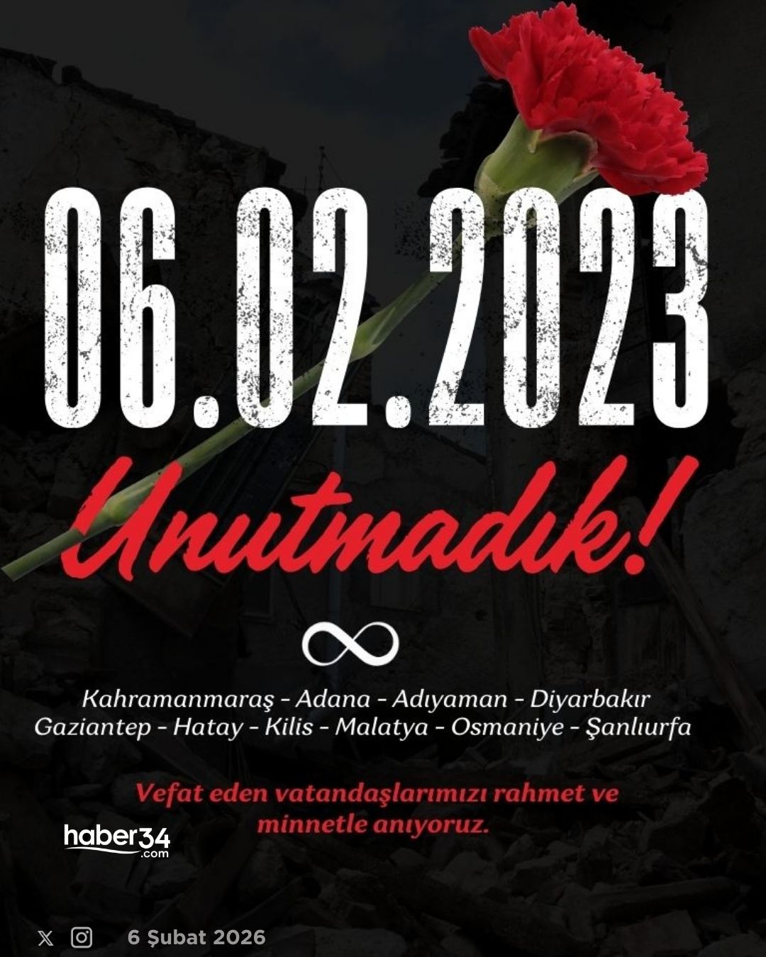 6 şubat depremi ünlüler