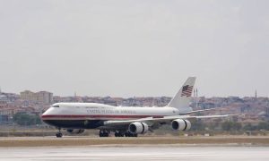 Donald Trump'ın Uçağı Ankara'ya İndi