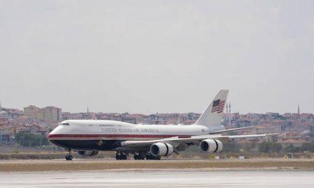 Donald Trump'ın Uçağı Ankara'ya İndi