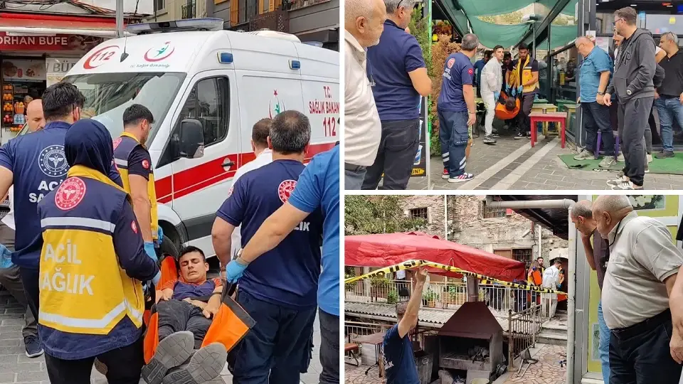 İstanbul Fatih’te güvenlik şeridi çekilen temsili döviz bürosu
