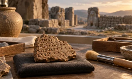 Hattuşa’da bulunan çivi yazılı tablet parçasının Kadeş Barış Antlaşması’nın bir nüshasına ait olduğu belirlendi.