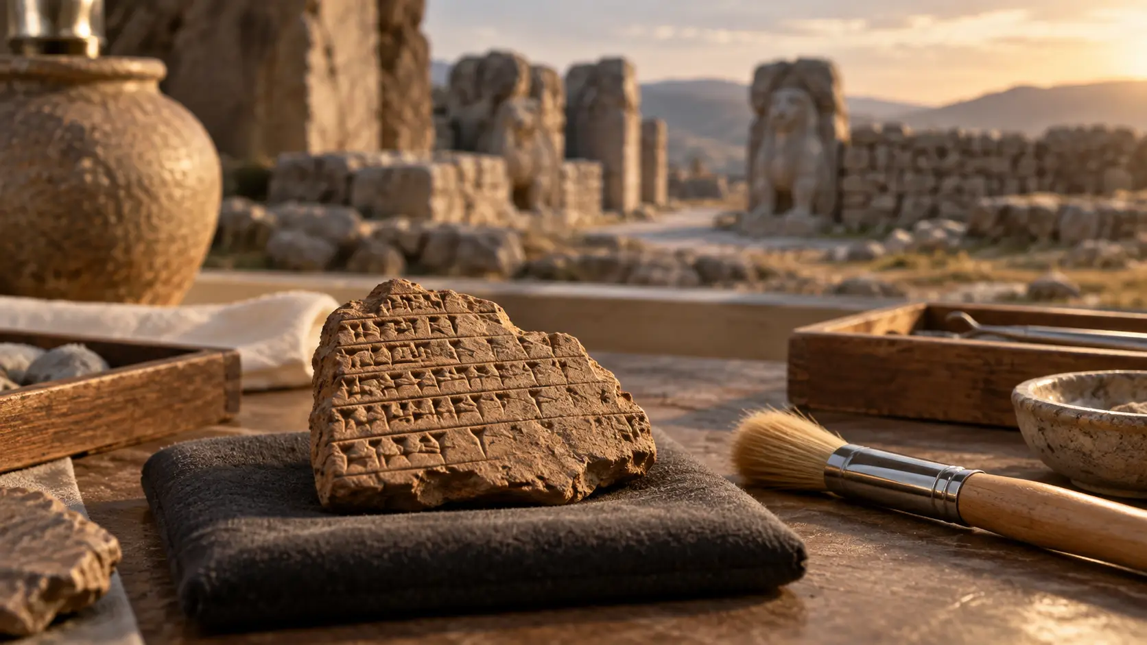 Hattuşa’da bulunan çivi yazılı tablet parçasının Kadeş Barış Antlaşması’nın bir nüshasına ait olduğu belirlendi.