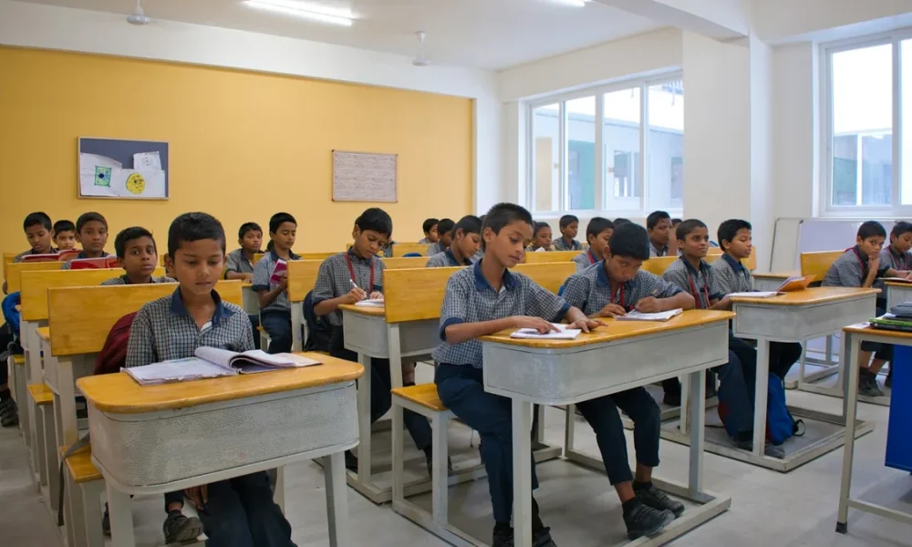 Ortak Yazılı Sınav Sistemi uygulanacak sınıfta öğrenciler